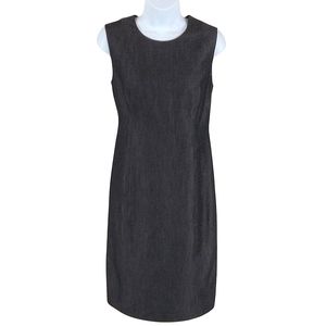 Calvin Klein black fitted shift dress